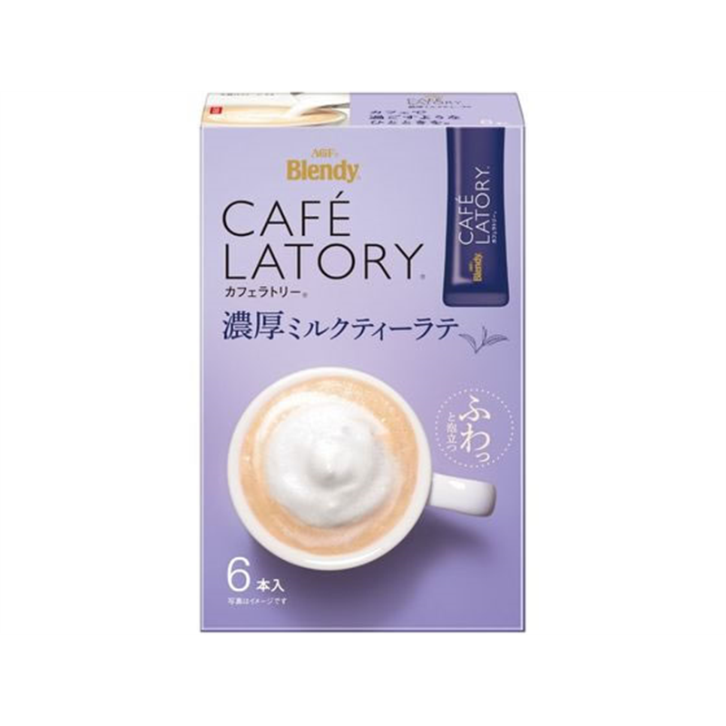 AGF ブレンディ カフェラトリー スティック 濃厚ミルクティーラテ 6本 1箱※軽（ご注文単位1箱)【直送品】