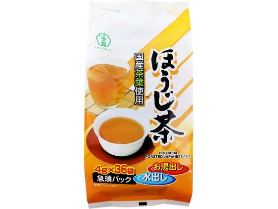 宇治の露製茶 ほうじ茶 ティーバッグ 4g×36袋 1パック※軽(ご注文単位1パック)【直送品】