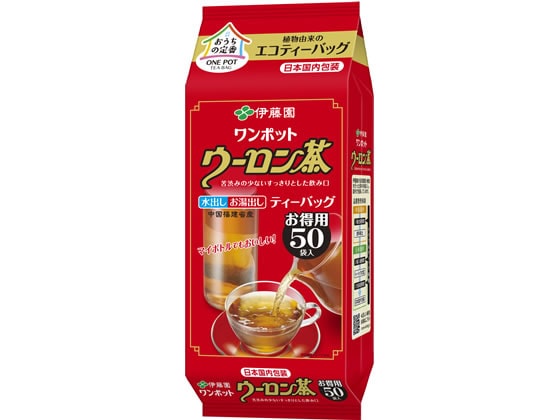 伊藤園 ワンポットエコティーバッグウーロン茶50袋 60537 1パック※軽(ご注文単位1パック)【直送品】