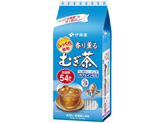伊藤園 香り薫る むぎ茶 ティーバッグ 54バッグ 1袋※軽（ご注文単位1袋)【直送品】