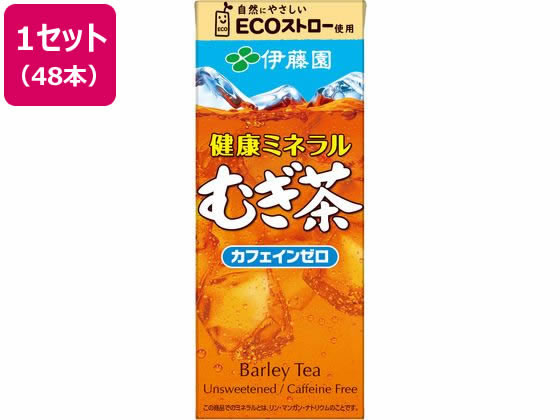 伊藤園 健康ミネラルむぎ茶 250ml 48本 1セット※軽(ご注文単位1セット)【直送品】