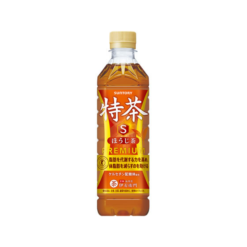 サントリー 特茶 ほうじ茶 500ml 1本※軽（ご注文単位1本)【直送品】