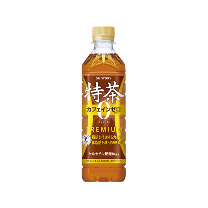 サントリー 特茶 カフェインZERO 500ml 1本※軽（ご注文単位1本)【直送品】