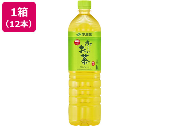 伊藤園 お~いお茶 緑茶 1L×12本 1箱※軽(ご注文単位1箱)【直送品】