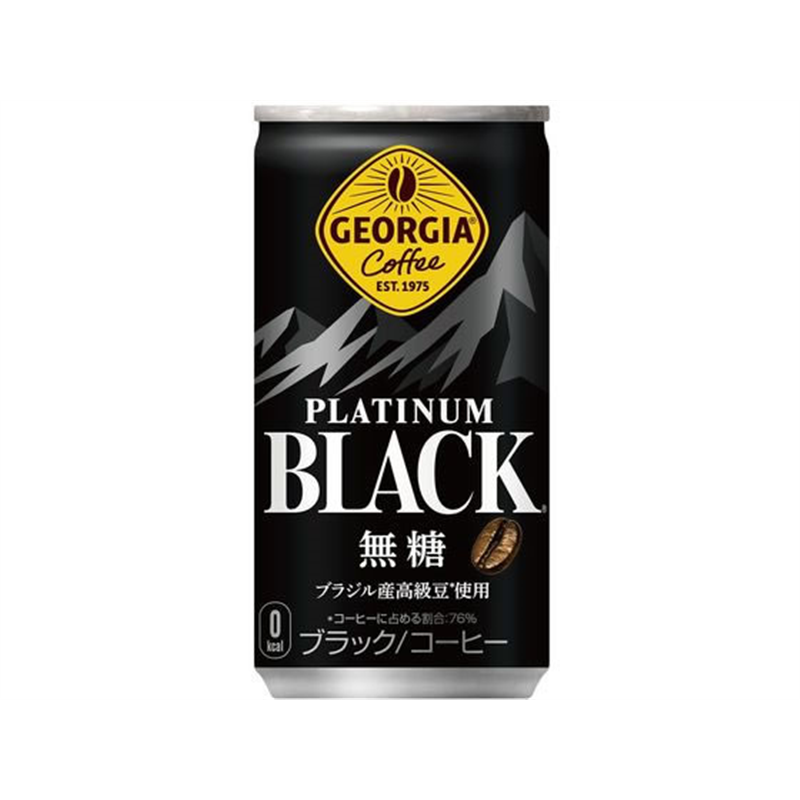 コカ・コーラ ジョージア プラチナムブラック 185g 53524 1缶※軽（ご注文単位1缶)【直送品】