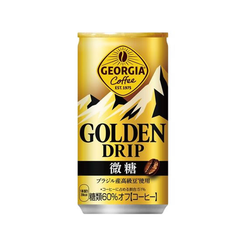コカ・コーラ ジョージア ゴールデンドリップ 微糖 185g 53513 1缶※軽（ご注文単位1缶)【直送品】