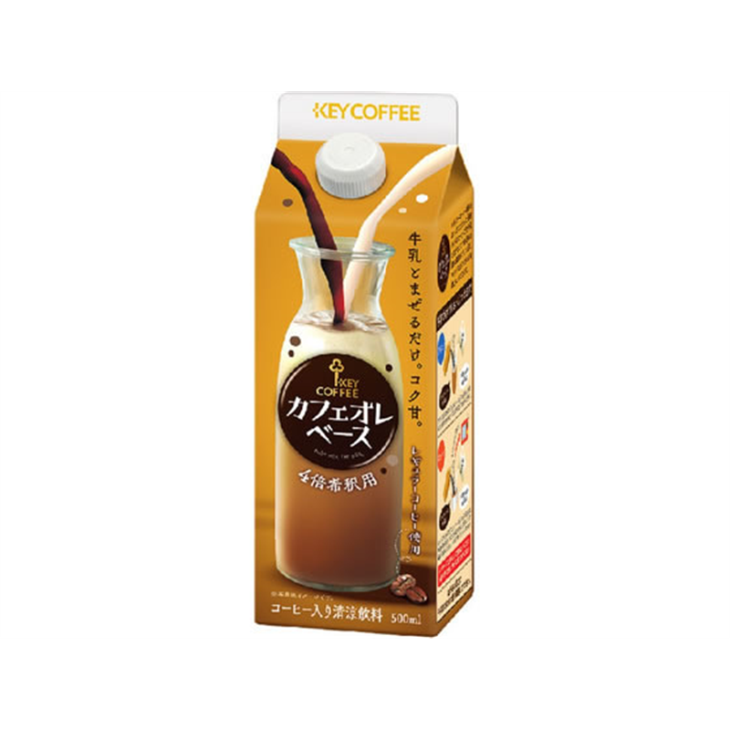 キーコーヒー カフェオレベース 500ml 1本※軽（ご注文単位1本)【直送品】