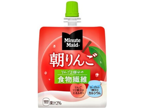 コカ・コーラ ミニッツメイド 朝リンゴ 180g 1個※軽（ご注文単位1個)【直送品】