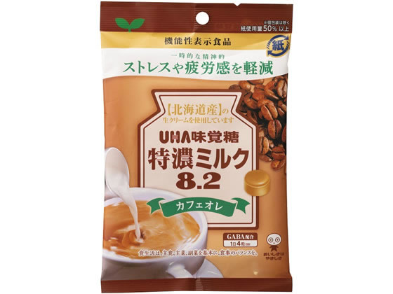 UHA味覚糖 特濃ミルク8.2 カフェオレ 1袋※軽(ご注文単位1袋)【直送品】