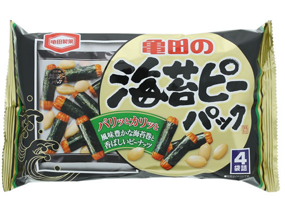 亀田製菓 海苔ピーパック 1袋※軽(ご注文単位1袋)【直送品】