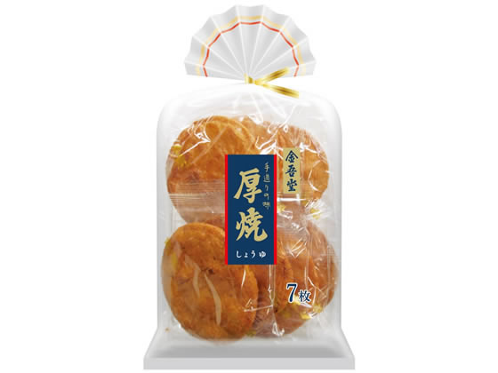 金吾堂製菓 厚焼しょうゆ 1袋※軽(ご注文単位1袋)【直送品】