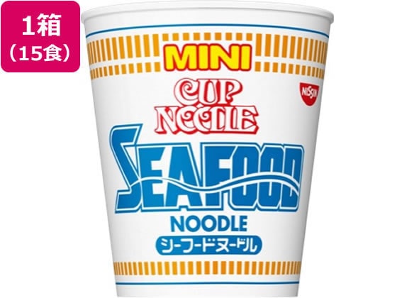 日清食品 シーフードヌードルミニ 15食 1箱※軽（ご注文単位1箱)【直送品】