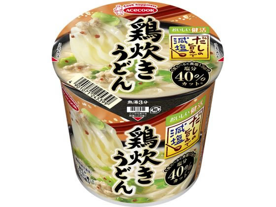 エースコック だしの旨みで減塩 鶏炊きうどん 1個※軽(ご注文単位1個)【直送品】