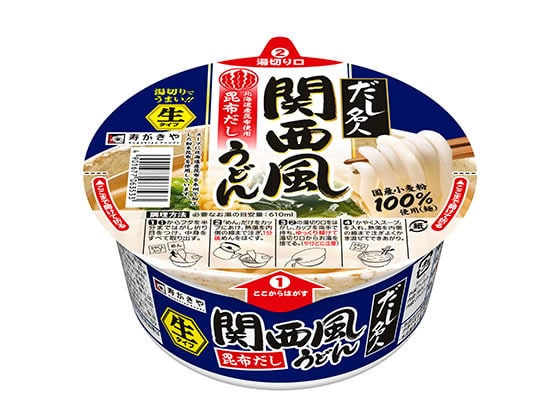 寿がきや カップだし名人関西風うどん 1個※軽(ご注文単位1個)【直送品】