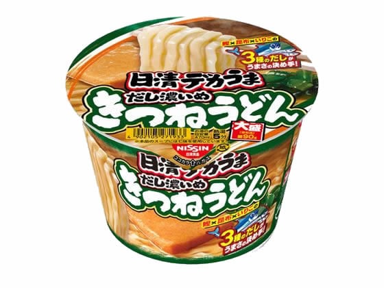 日清食品 日清デカうま きつねうどんだし濃いめ 106g 1個※軽(ご注文単位1個)【直送品】