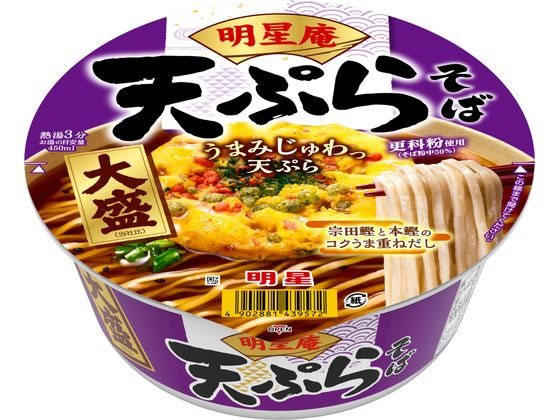 明星食品 明星庵天ぷらそば大盛 112g 1個※軽(ご注文単位1個)【直送品】