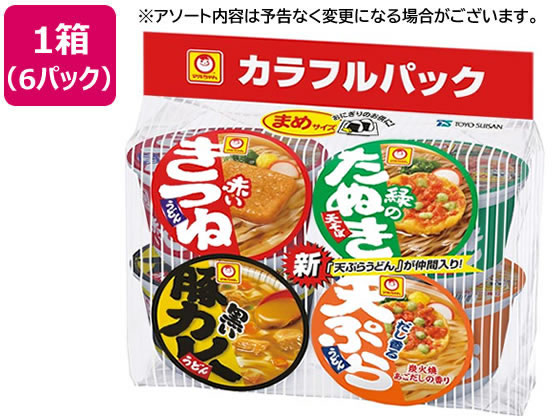 東洋水産 まめカラフルパック 4食入×6パック 1箱※軽（ご注文単位1箱)【直送品】