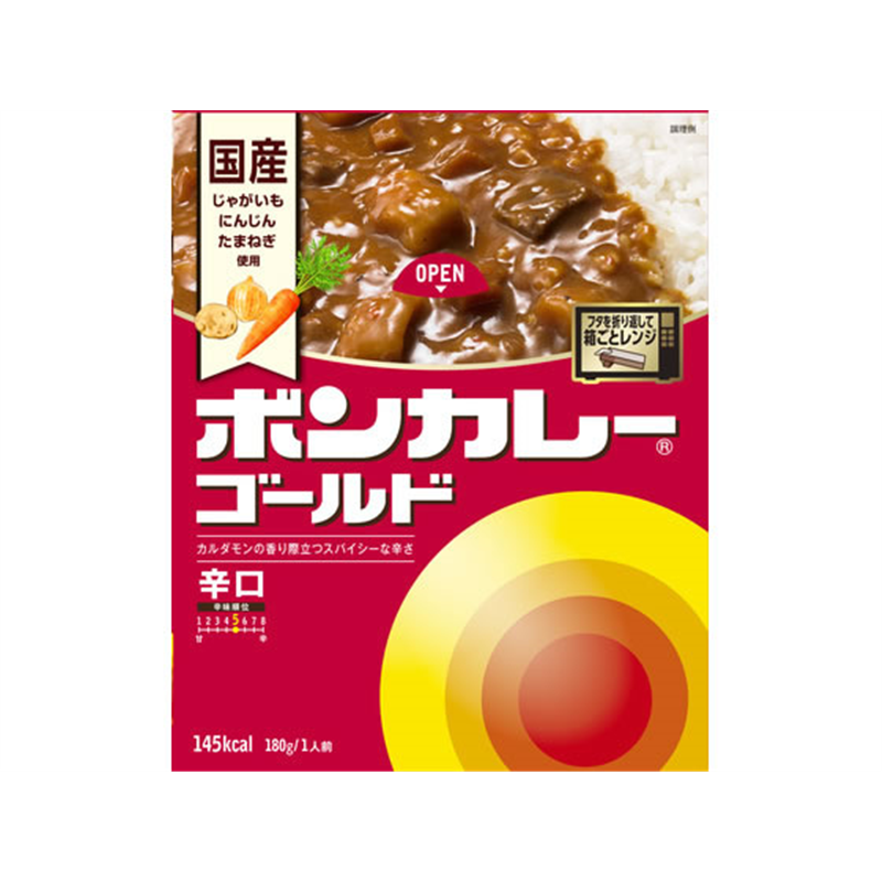 大塚食品 ボンカレーゴールド辛口180g 1個※軽(ご注文単位1個)【直送品】