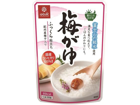 はくばく 梅がゆ 250G 1袋※軽(ご注文単位1袋)【直送品】