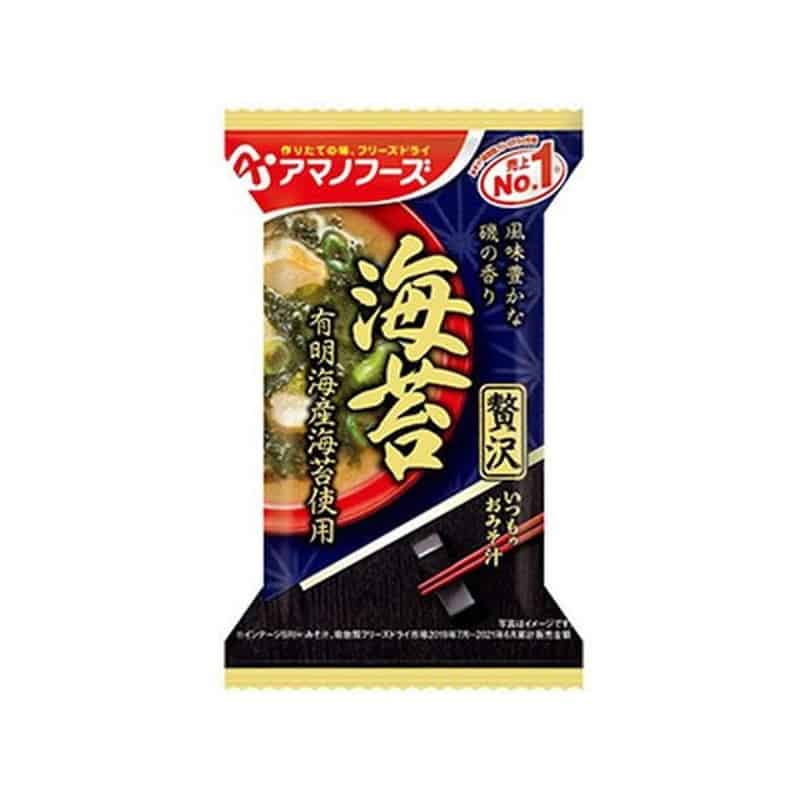 アマノフーズ いつものおみそ汁贅沢 海苔 7.5g 1個※軽（ご注文単位1個)【直送品】
