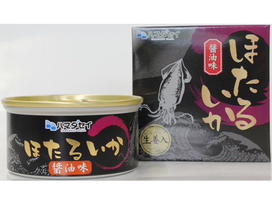 ハマダセイ ほたるいか 缶詰 醤油味 80g 1缶※軽（ご注文単位1缶)【直送品】
