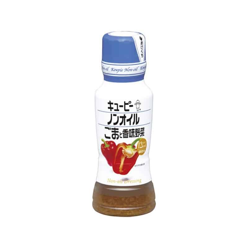 キユーピー ノンオイルごまと香味野菜 180ml 1本※軽（ご注文単位1本)【直送品】