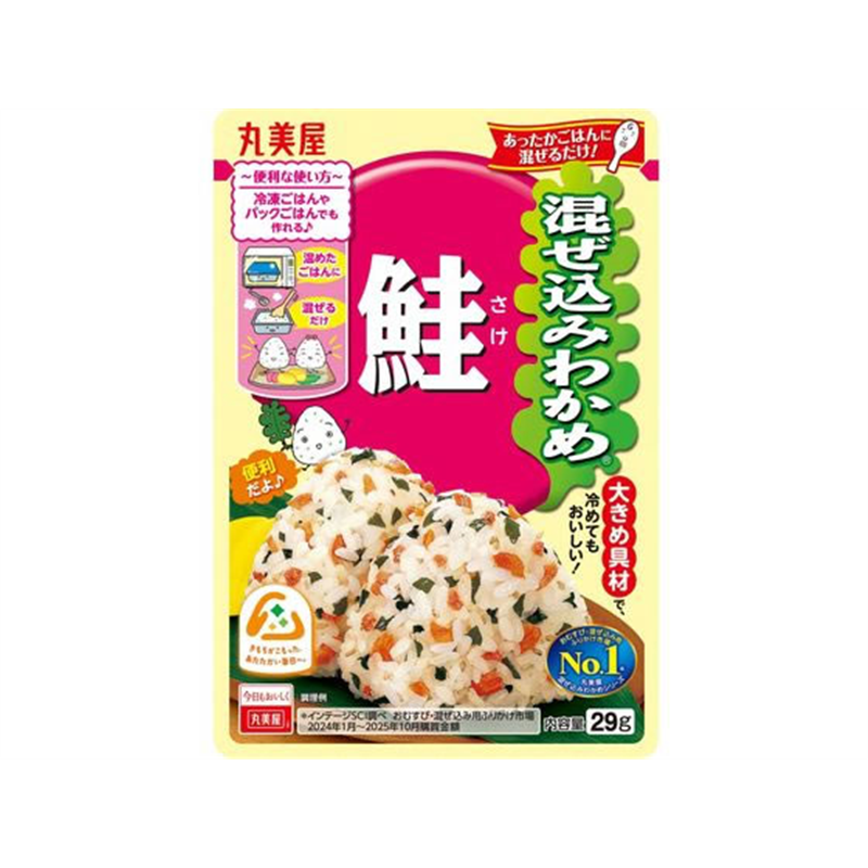 丸美屋 混ぜ込みわかめ鮭 29g 1袋※軽(ご注文単位1袋)【直送品】