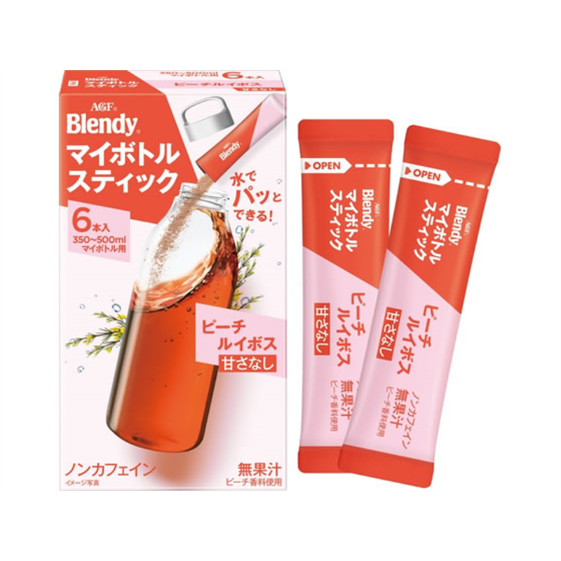 AGF ブレンディ マイボトルスティック ピーチルイボス 6本 1箱※軽(ご注文単位1箱)【直送品】