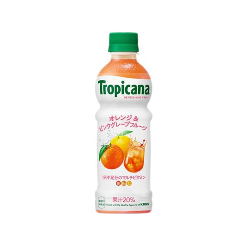トロピカーナ リフレッシュフルーツ オレンジ&ピンクグレープフルーツ 330ml 1缶※軽(ご注文単位1缶)【直送品】