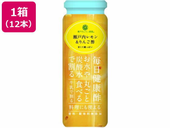 ヤマトフーズ 瀬戸内レモン&りんご酢 220g 12本 1箱※軽(ご注文単位1箱)【直送品】