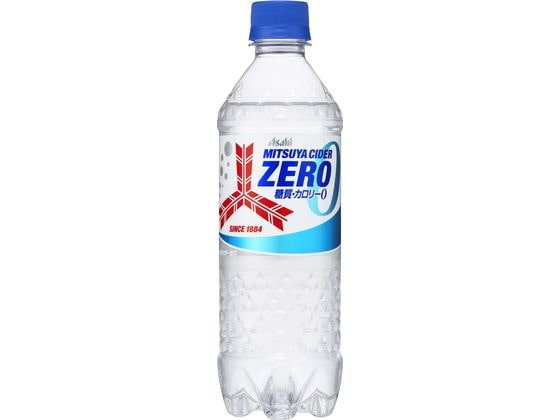 アサヒ飲料 三ツ矢サイダーZERO 500ml 1本※軽（ご注文単位1本）【直送品】