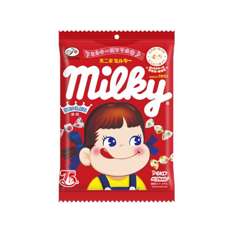 不二家 ミルキー 袋 1袋※軽（ご注文単位1袋）【直送品】