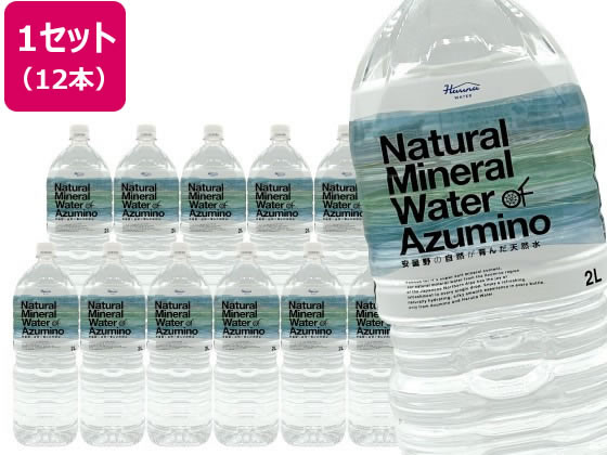 ハルナウォーター 安曇野の自然が育んだ天然水2L 6本×2箱 1セット※軽（ご注文単位1セット）【直送品】