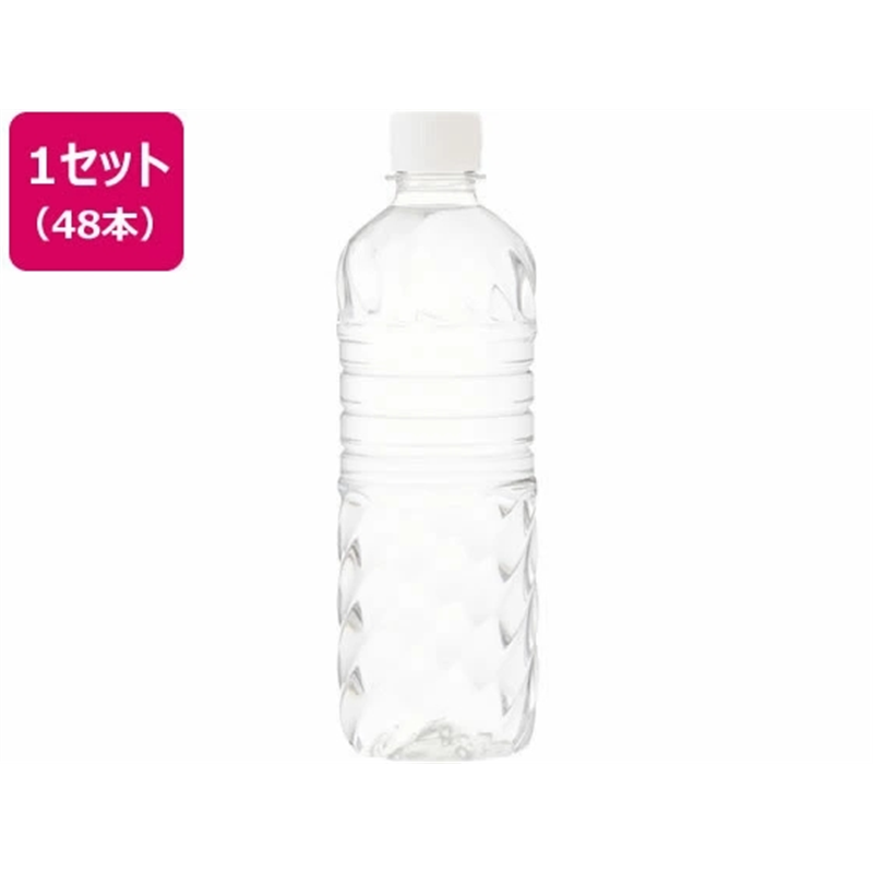 アイリスオーヤマ 富士山の天然水 ラベルレス 500ml×48本 1セット※軽（ご注文単位1セット）【直送品】