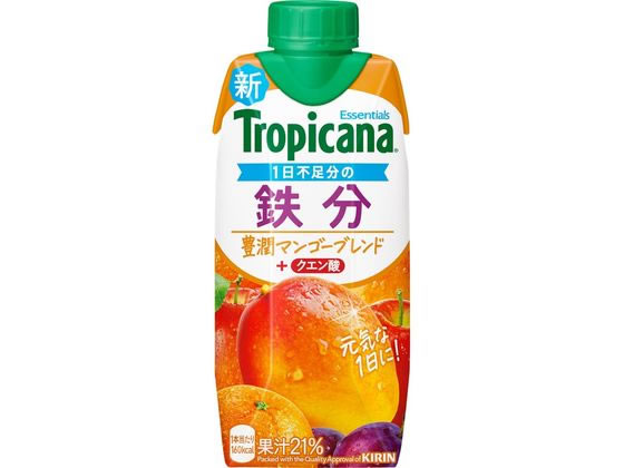 キリンビバレッジ トロピカーナエッセンシャルズ 鉄分 330mL 1本※軽(ご注文単位1本)【直送品】