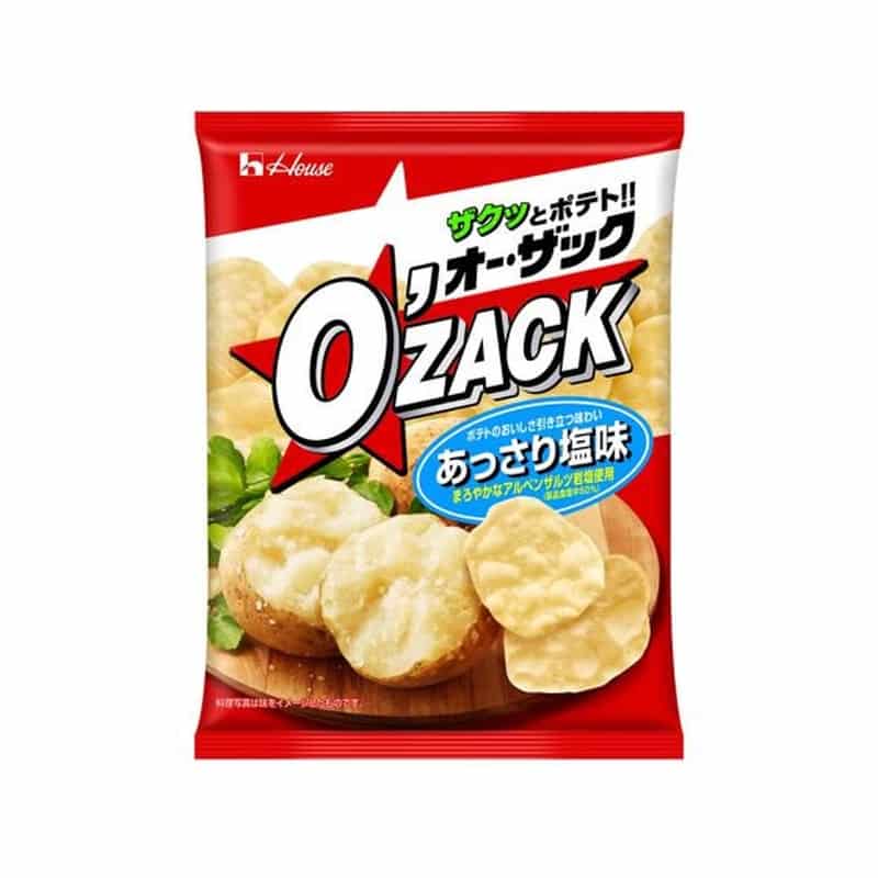 ハウス食品 オー・ザック あっさり塩味 55g 1袋※軽（ご注文単位1袋）【直送品】