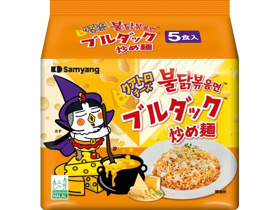三養ジャパン クアトロチーズ ブルダック炒め麺 袋麺 5食パック 1パック※軽(ご注文単位1パック)【直送品】