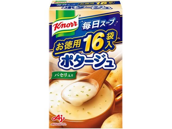 味の素 クノール 毎日スープ ポタージュ 16袋入り 1箱※軽(ご注文単位1箱)【直送品】