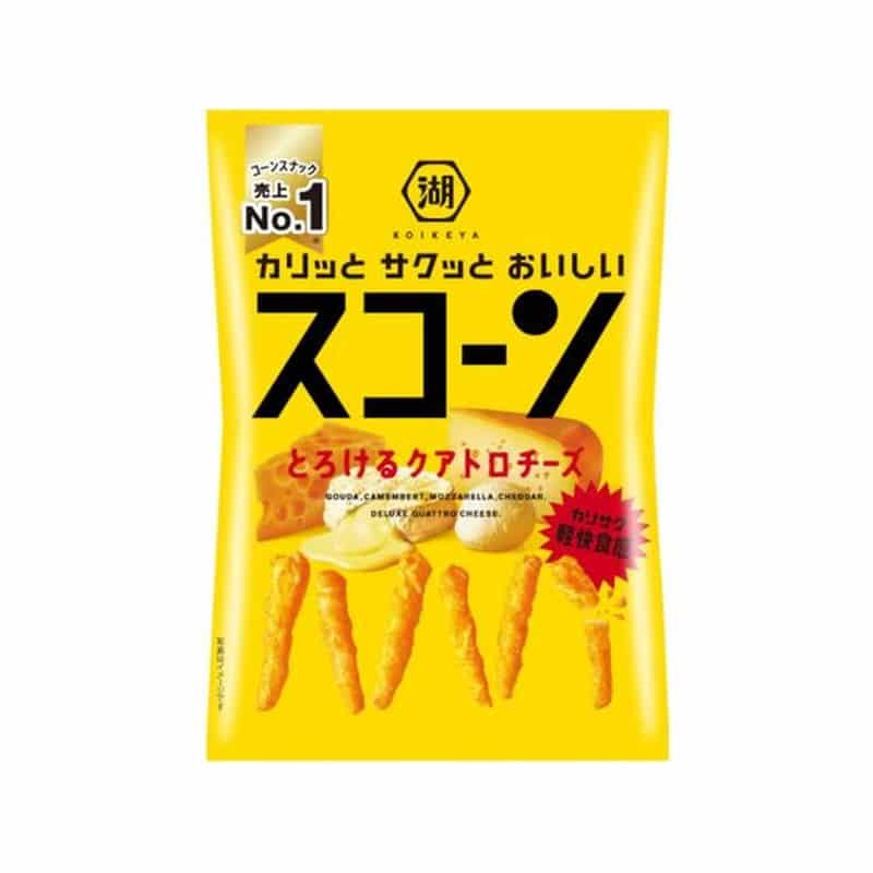 湖池屋 スコーンとろけるクアトロチーズ 73g 1個※軽（ご注文単位1個）【直送品】