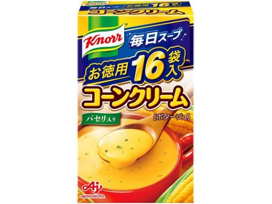 味の素 クノール 毎日スープ コーンクリーム 16袋入り 1箱※軽(ご注文単位1箱)【直送品】
