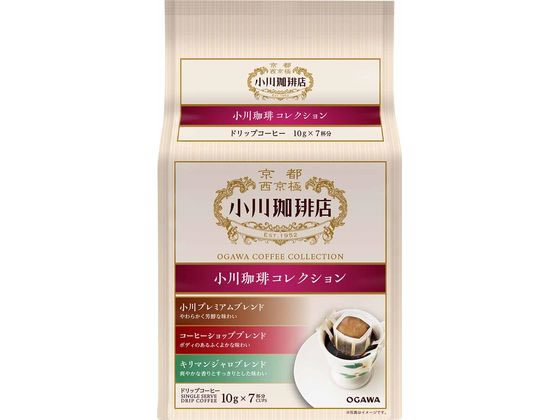 小川珈琲店 小川珈琲 コレクション ドリップコーヒー 3種 7袋 1パック※軽(ご注文単位1パック)【直送品】