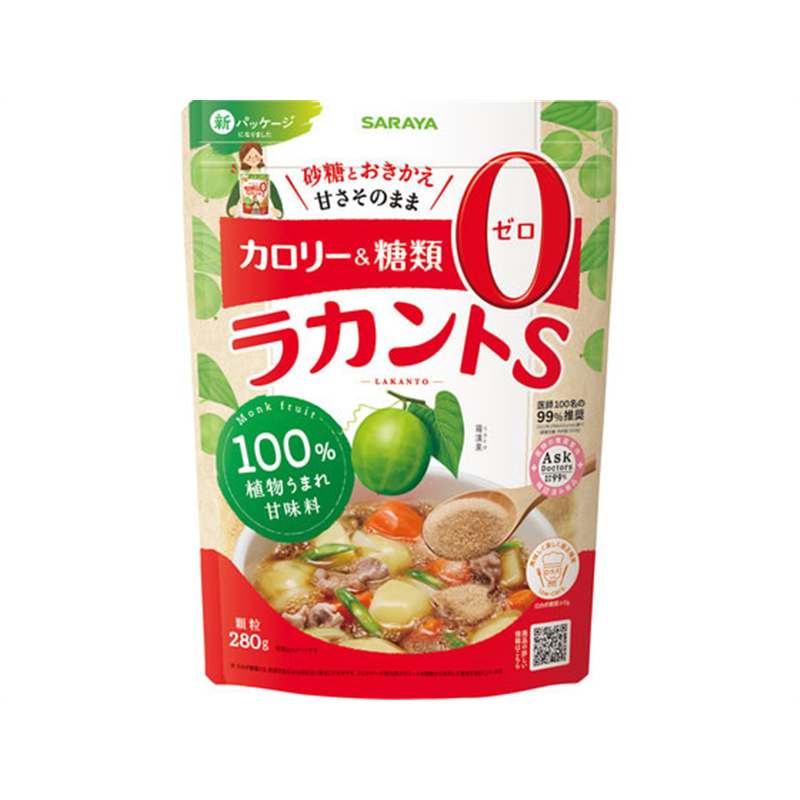 サラヤ ラカントS 顆粒 280g 1袋※軽（ご注文単位1袋）【直送品】