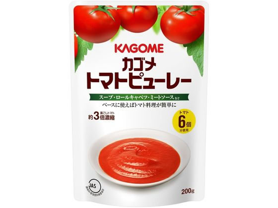 カゴメ トマトピューレー 200g 1個※軽（ご注文単位1個）【直送品】