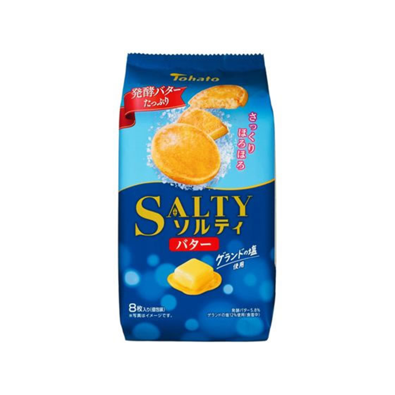 東ハト ソルティ バター 8枚 04019 1袋※軽（ご注文単位1袋）【直送品】