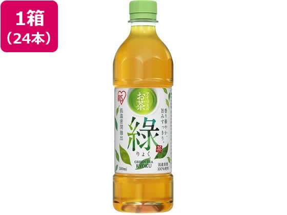アイリスオーヤマ アイリスのお茶 緑(りょく) 500mL×24本 312068 1箱※軽(ご注文単位1箱)【直送品】