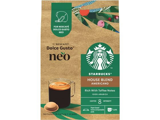 ネスレ ネスカフェ ドルチェ グスト ネオ スターバックス ハウスブレンド 12杯分 ※軽（ご注文単位）【直送品】