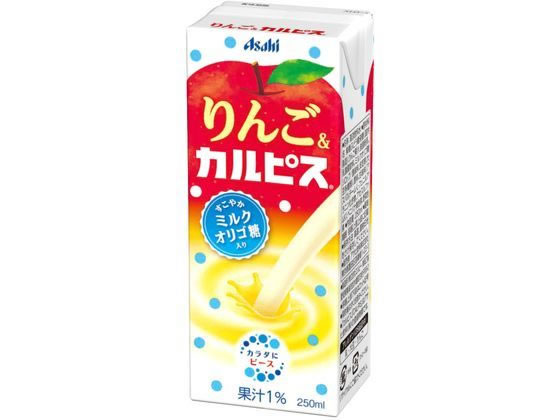 エルビー りんご&カルピス (LL) 紙パックスリム 250mL ※軽(ご注文単位)【直送品】