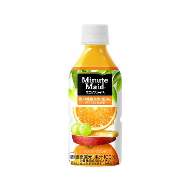 コカ・コーラ ミニッツメイド 朝の健康果実 オレンジブレンド350mL 1本※軽（ご注文単位1本）【直送品】