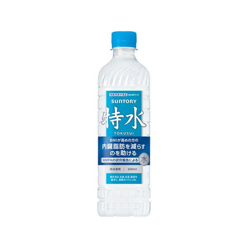 サントリー 特水 機能性表示食品 600mL 1本※軽(ご注文単位1本)【直送品】