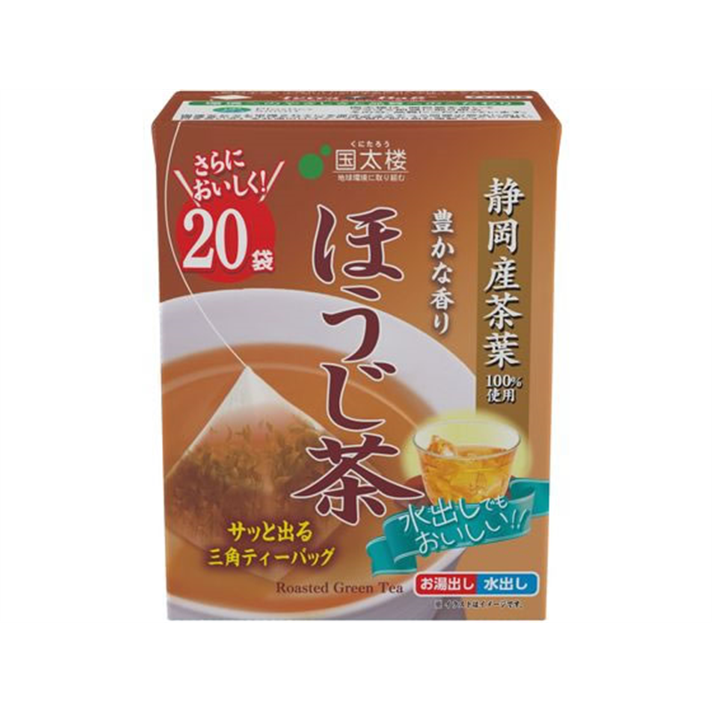 国太楼 豊かな香りほうじ茶 三角ティーバッグ 20P 17889 1個※軽(ご注文単位1個)【直送品】